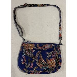 VERA‎ BRADLEY On the Go Crossbody - Romantic Paisley Blue Purse Floral